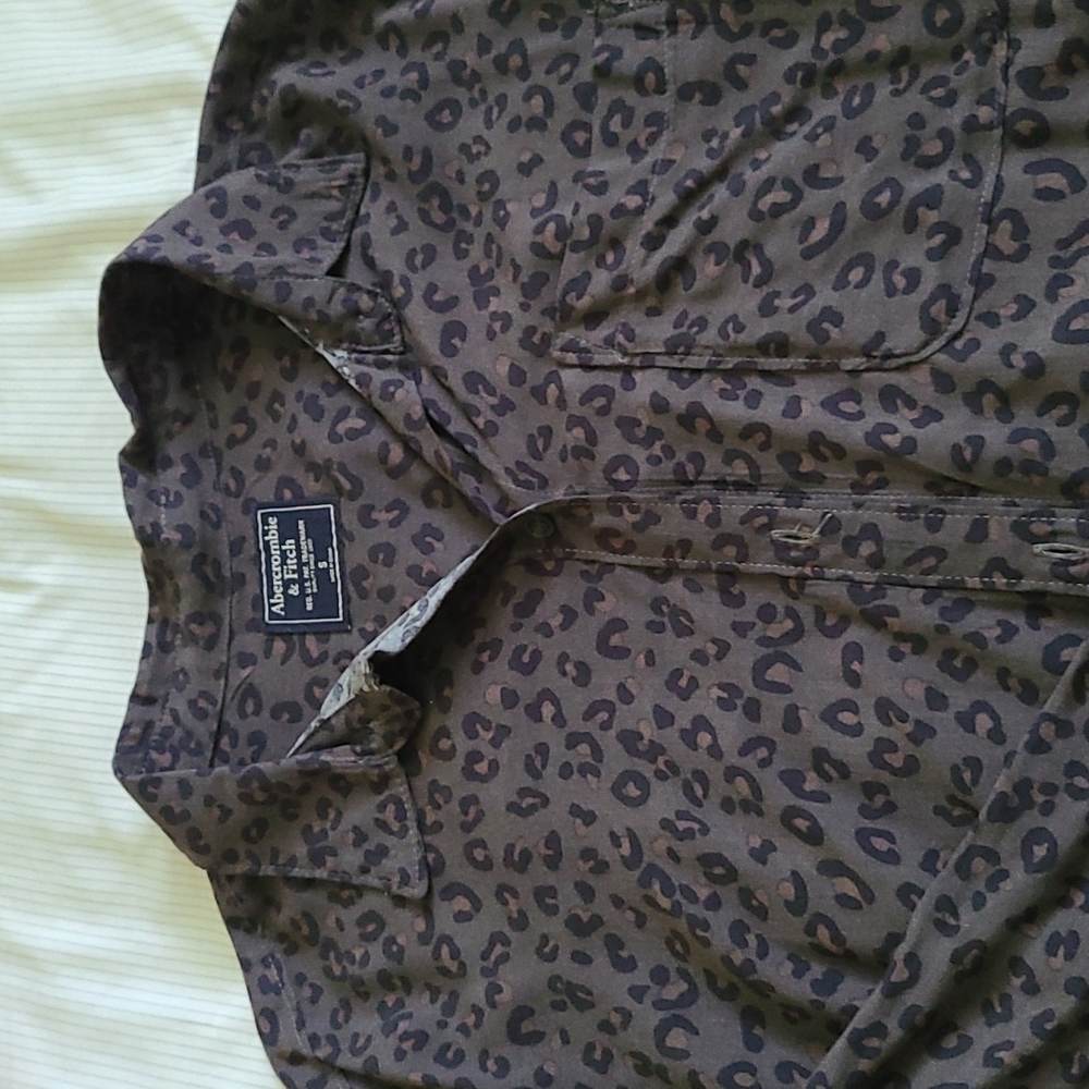 Abercrombie Leopard Print Blouse - image 2